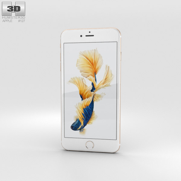 Apple iPhone 6s Plus Gold 3D model