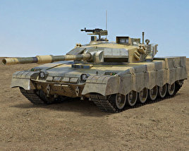 Al-Khalid MBT-2000 3D 모델 