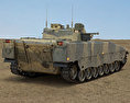 Combat Vehicle 90 Modelo 3D vista trasera