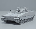 Combat Vehicle 90 Modelo 3D clay render