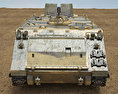 M113 veicolo trasporto truppe Modello 3D vista frontale