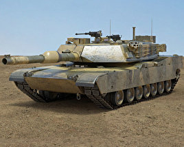 M1A1 Abrams Modello 3D