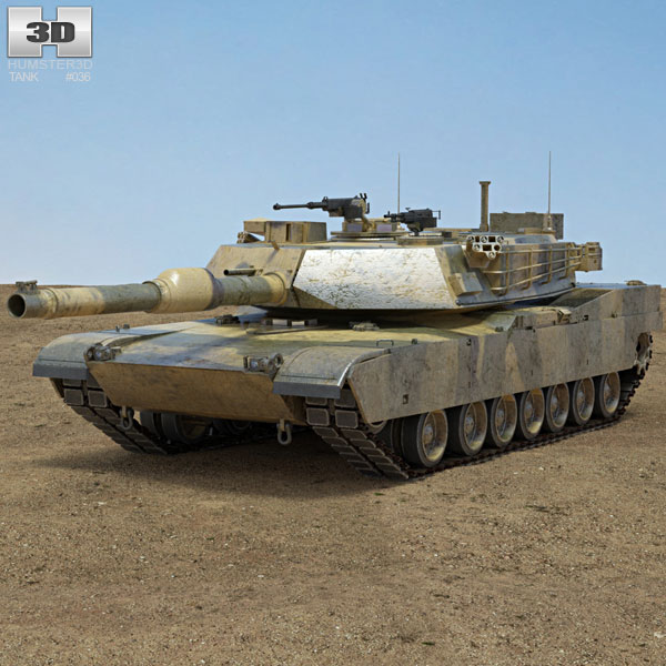 M1A1 Abrams Modèle 3D