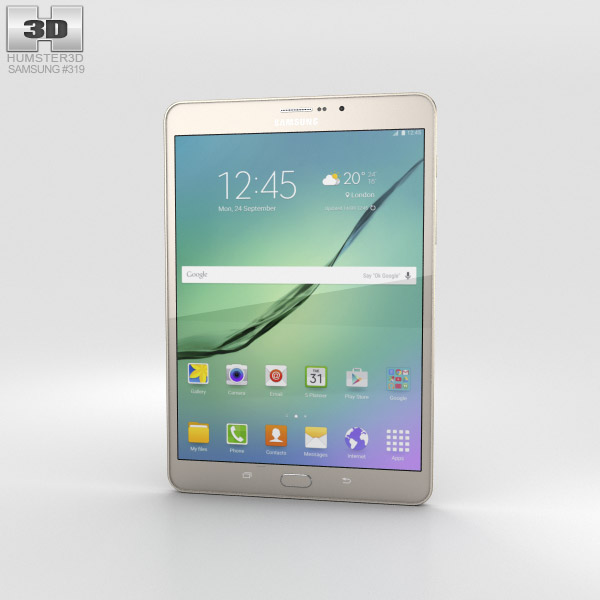 Samsung Galaxy Tab S2 8.0-inch LTE Gold 3D model