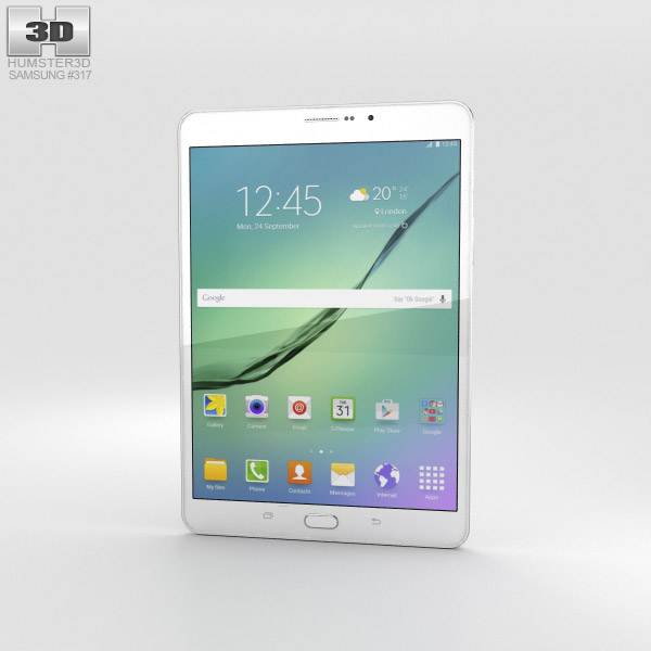 Samsung Galaxy Tab S2 8.0-inch LTE White 3D model
