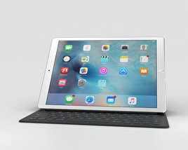 Apple iPad Pro 12.9-inch Silver 3D model