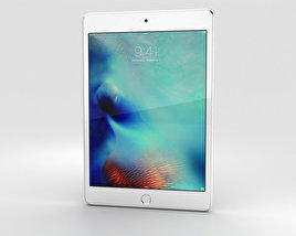 Apple iPad Mini 4 Silver Modelo 3d