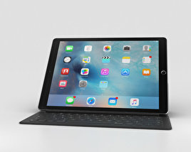 Apple iPad Pro 12.9-inch Space Gray 3D model