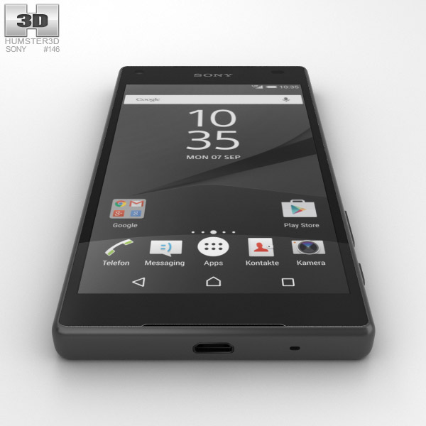 gewoon Onophoudelijk Maaltijd Sony Xperia Z5 Compact Graphite Black 3D model - Electronics on Hum3D
