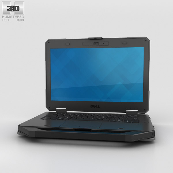 Dell Latitude 14 Rugged Laptop Modèle 3D