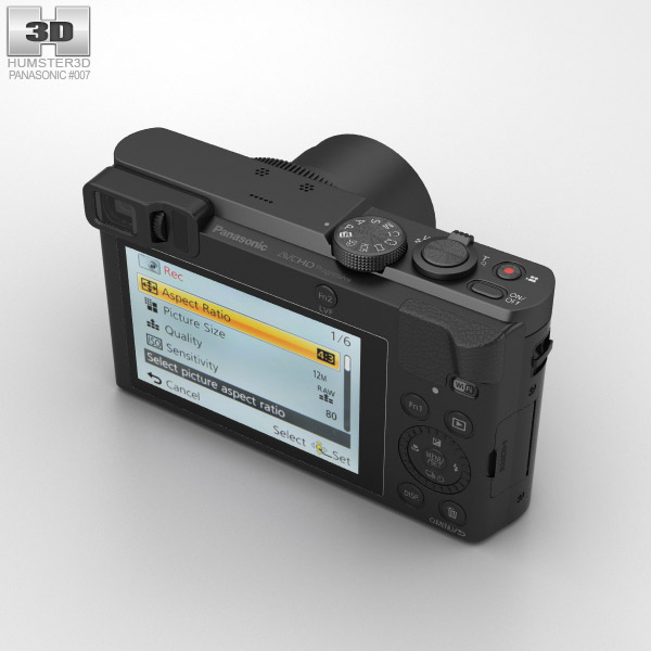 Oriënteren Staat verrassing Panasonic Lumix DMC-TZ70 黒 3Dモデル - 電子機器 on Hum3D