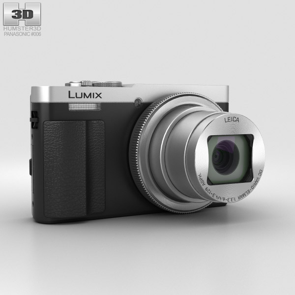 Panasonic Lumix DMC-TZ70 Silver 3D model