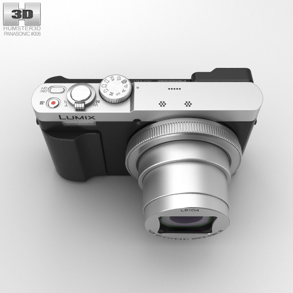 Bedrog Integratie Intrekking Panasonic Lumix DMC-TZ70 Silver 3Dモデル - 電子機器 on Hum3D