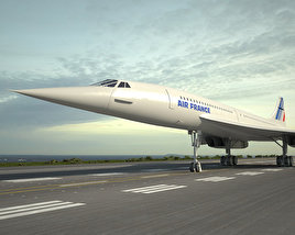 Aerospatiale-BAC Concorde Modelo 3d