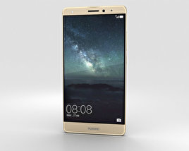 Huawei Mate S Luxurious Gold 3D model