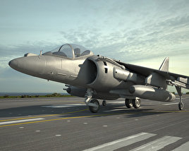 AV-8B ハリアー II 3Dモデル