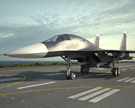 Su-34 3Dモデル