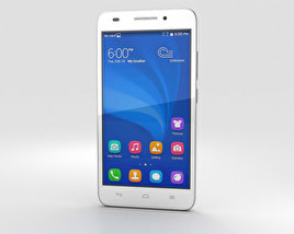 Huawei Honor 4 Play Weiß 3D-Modell