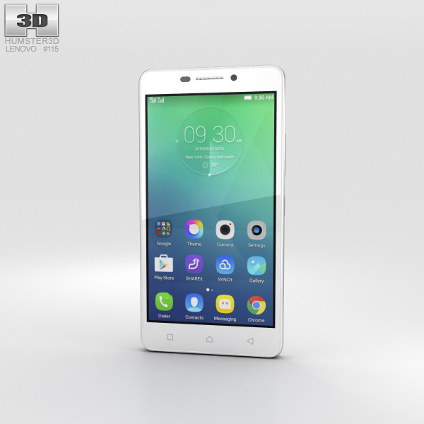 Lenovo Vibe P1m Pearl White Modèle 3D