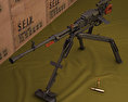 НСВ-12,7 Утьос великокаліберний кулемет 3D модель