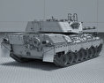Leopard 1 Tank 3d model