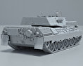 Leopard 1 танк 3D модель