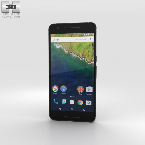 Huawei Nexus 6P Aluminium 3D model