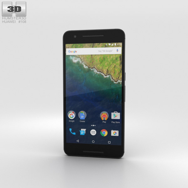 Huawei Nexus 6P Graphite 3D model