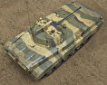 BMP-2步兵戰車 3D模型 顶视图