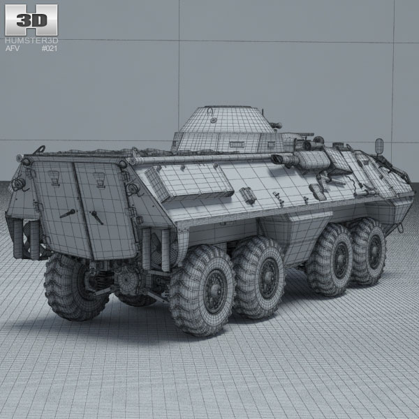 OT-64 SKOT 3D модель.