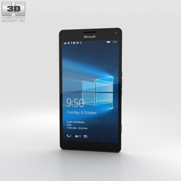 Microsoft Lumia 950 XL White 3D model