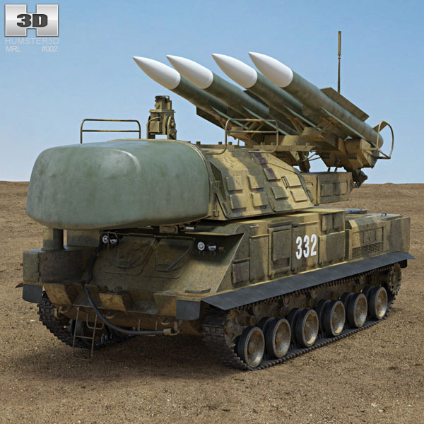9K37导弹 3D模型