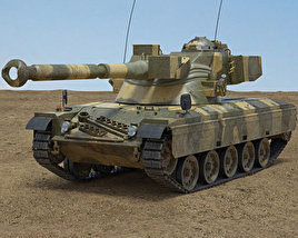 SK-105 Kurassier 3D model