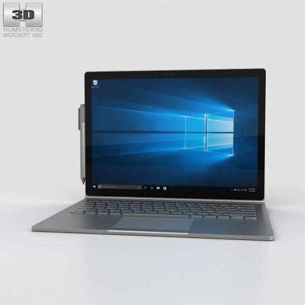 Microsoft Surface Book 3D-Modell