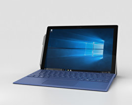 Microsoft Surface Pro 4 Blue 3D model