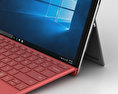 Microsoft Surface Pro 4 Red 3d model