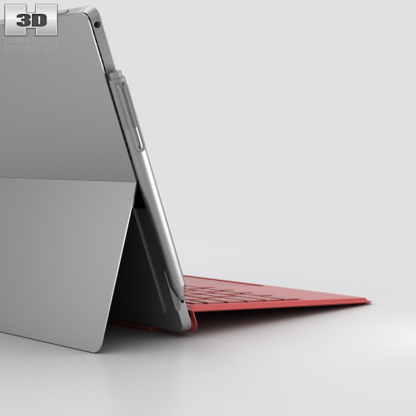 Microsoft Surface Pro 4 Red 3D model - Electronics on Hum3D
