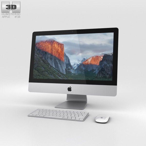 Apple iMac 21.5-inch Modello 3D