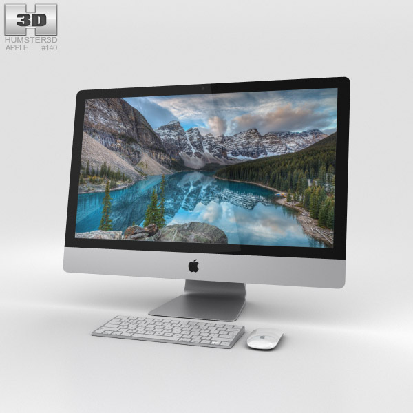 Apple iMac 27-inch 2015 Modello 3D