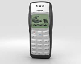 Nokia 1100 Black 3D model