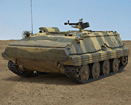 Type 63 Armoured Personnel Carrier 3D 모델 