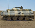 63式装甲输送车 3D模型 侧视图