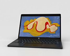Dell XPS 12 2-in-1 Laptop Modello 3D