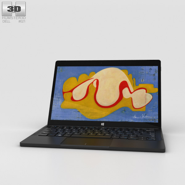 Dell XPS 12 2-in-1 Laptop Modello 3D