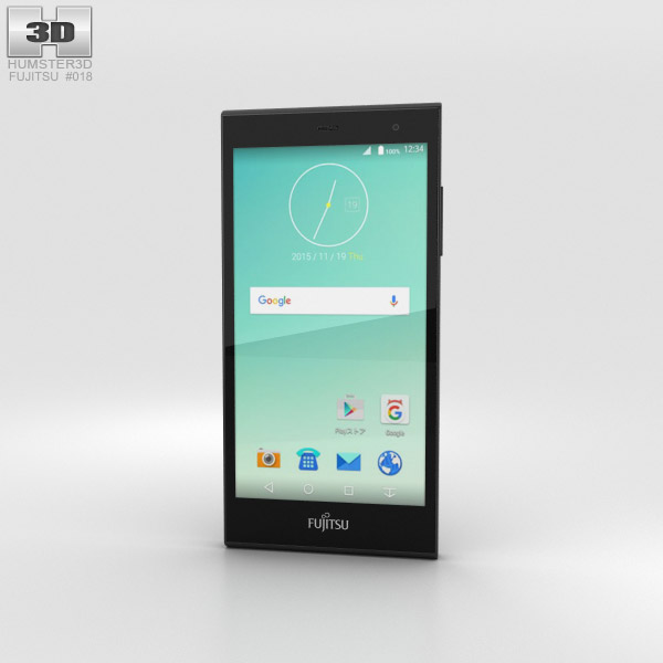 Fujitsu Arrows M02 Black 3D model