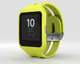 Sony SmartWatch 3 SWR50 Yellow 3D model