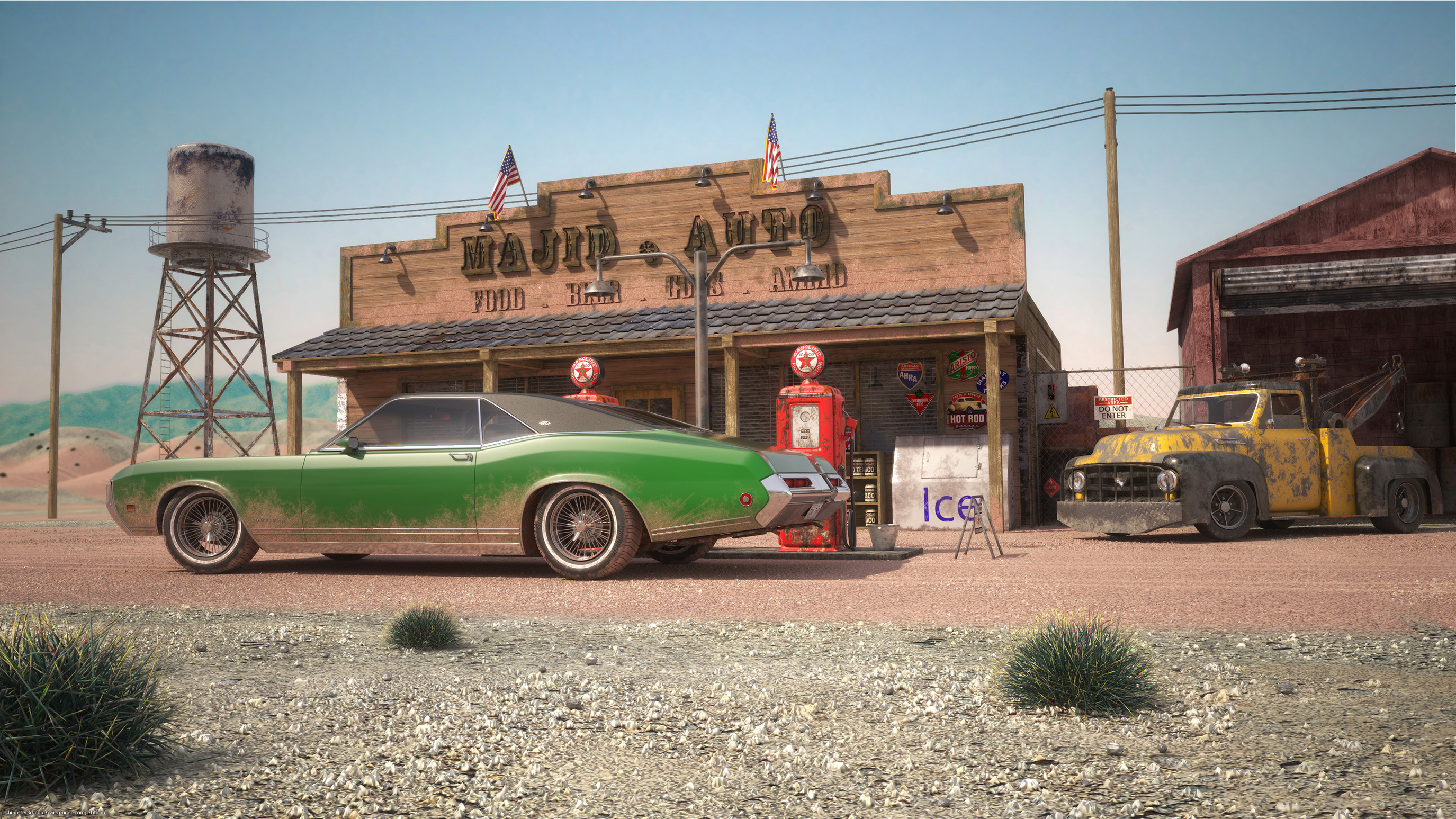 artstation-old-gas-station