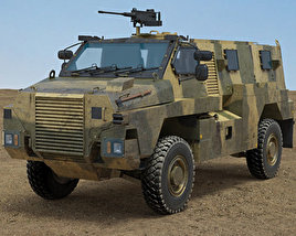 Bushmaster Protected Mobility Vehicle 3D model