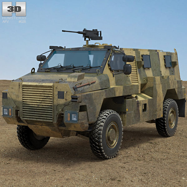 Bushmaster Protected Mobility Vehicle 3D模型