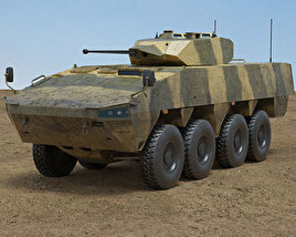 Patria AMV Modello 3D